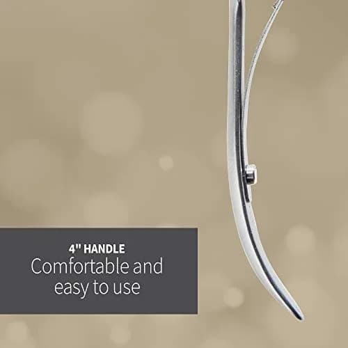 Mehaz Quick Trim Cuticle Nipper, 1/4" Jaw, Stainless Steel with Double Spring Lap Joint | Precise Nail & Hangnail Trimming thumbnail 6