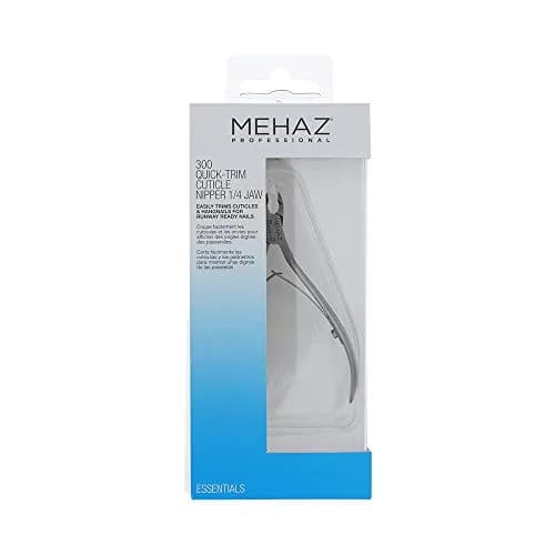 Mehaz Quick Trim Cuticle Nipper, 1/4" Jaw, Stainless Steel with Double Spring Lap Joint | Precise Nail & Hangnail Trimming thumbnail 2