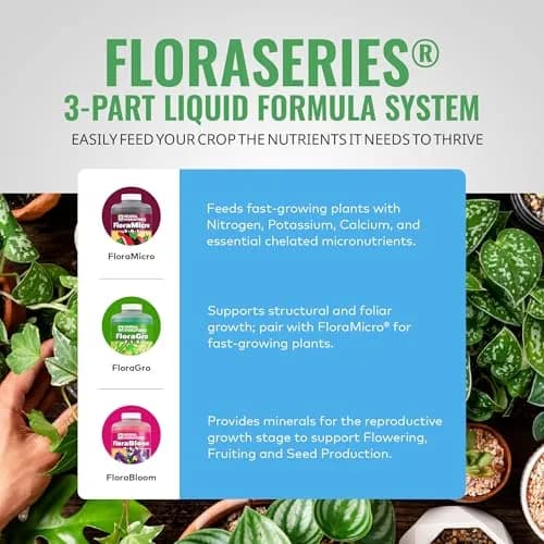 General Hydroponics FloraMicro 5-0-1 Plant Food 473ml (16 fl oz) | Foundation Nutrient for Hydroponic Growth thumbnail 3
