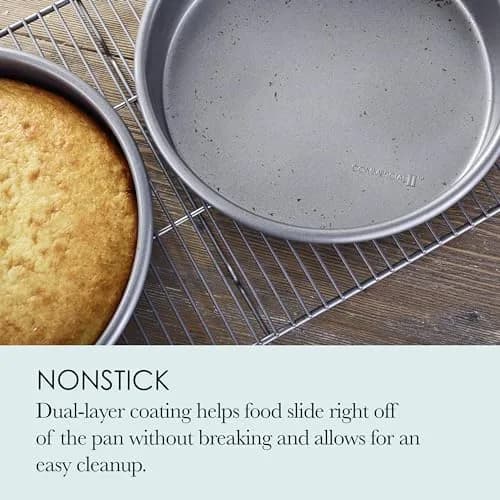 Chicago Metallic 59629 9-Inch Commercial II Non-Stick Round Cake Pan | Even Heat & Easy Release (70-120 chars) thumbnail 4