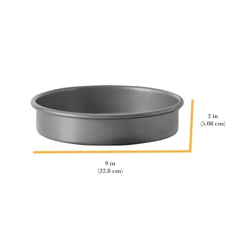 Chicago Metallic 59629 9-Inch Commercial II Non-Stick Round Cake Pan | Even Heat & Easy Release (70-120 chars) thumbnail 2