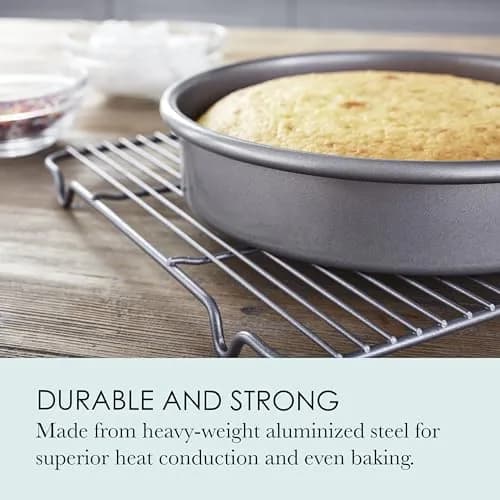 Chicago Metallic 59629 9-Inch Commercial II Non-Stick Round Cake Pan | Even Heat & Easy Release (70-120 chars) thumbnail 3