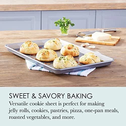 Chicago Metallic Jelly Roll Pan - 12.75 Inch | Heavy-Weight Aluminum, Even Heat, Nonstick thumbnail 4