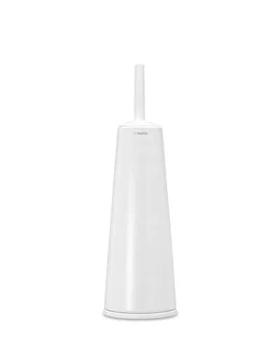 Brabantia ReNew Toilet Brush and Holder White | Corrosion Resistant, Discreet Holder, 42cm Height thumbnail 1