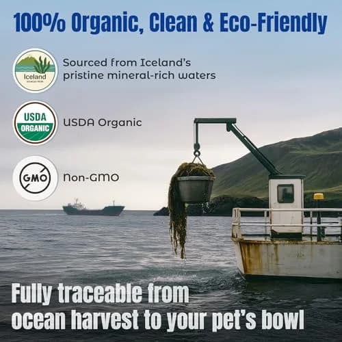 Life Line Organic Ocean Kelp Supplement for Dogs, Cats, Horses & Livestock | Natural Iodine Source, Supports Skin & Coat, Digestion | 1.5 lb thumbnail 5