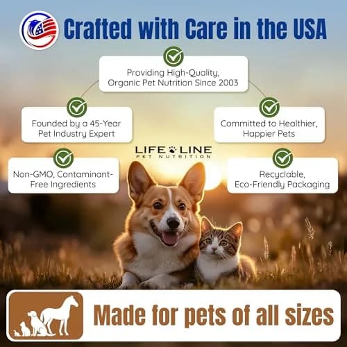 Life Line Organic Ocean Kelp Supplement for Dogs, Cats, Horses & Livestock | Natural Iodine Source, Supports Skin & Coat, Digestion | 1.5 lb thumbnail 6