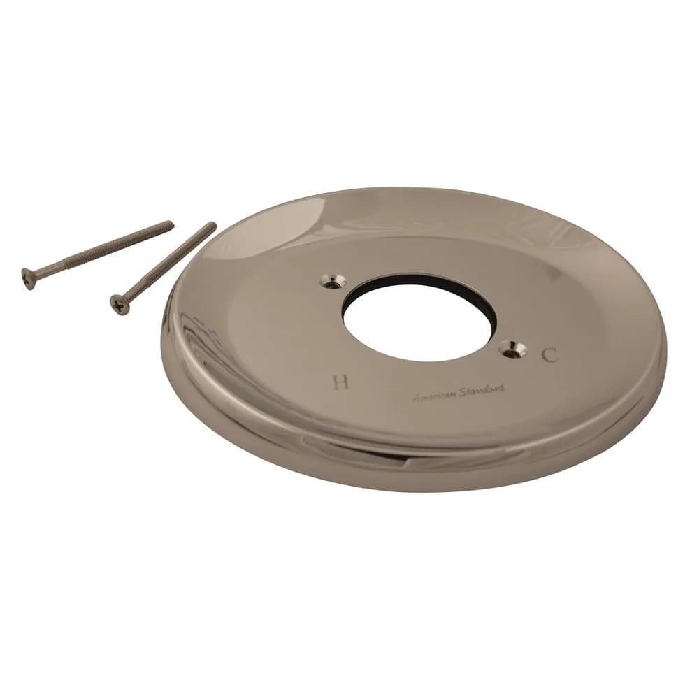 American Standard M962159-0020A Escutcheon and Screws For Single Lever Pressure Balance Bath and Shower, Polished Chrome thumbnail 1