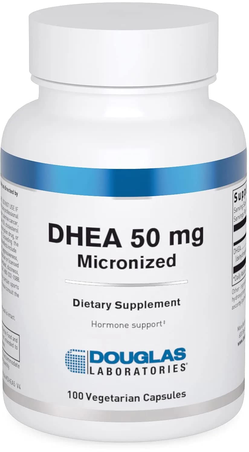 Douglas Laboratories DHEA 50 mg Capsules | Supports Hormone Balance, Immunity, Brain, Bone & Metabolism* (70-120 chars) — No Color