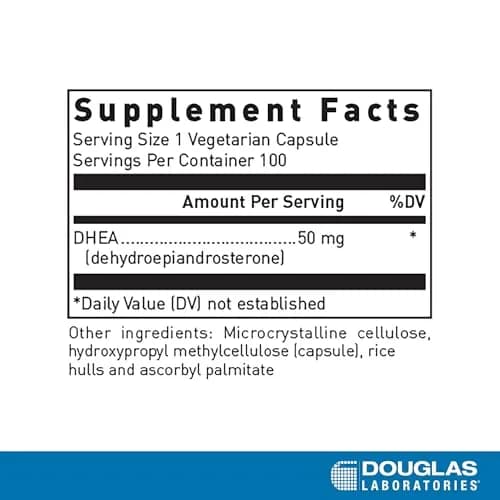 Douglas Laboratories DHEA 50 mg Capsules | Supports Hormone Balance, Immunity, Brain, Bone & Metabolism* (70-120 chars) thumbnail 2