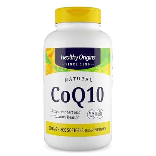 Healthy Origins CoQ10 100 mg Softgels 300 Count | Supports Cellular Energy & Heart Health thumbnail 1