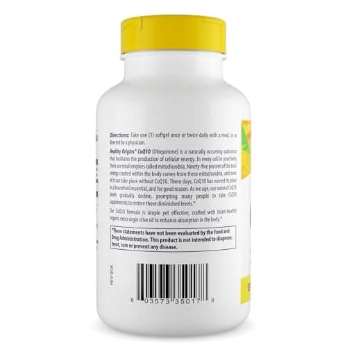 Healthy Origins CoQ10 100 mg Softgels 300 Count | Supports Cellular Energy & Heart Health thumbnail 2