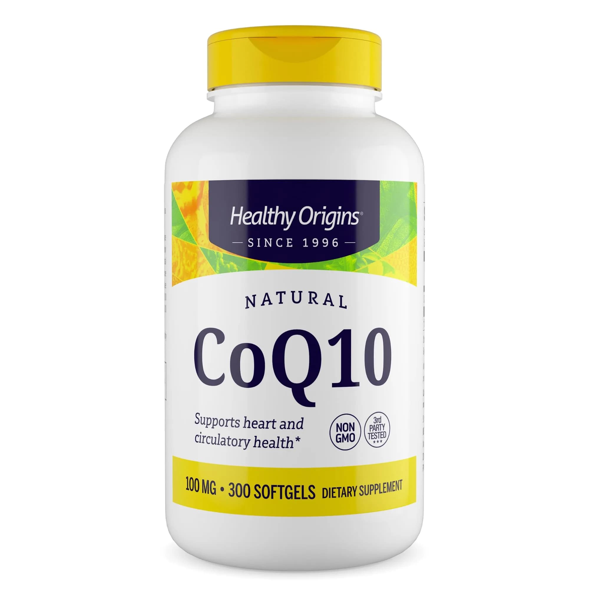 Healthy Origins CoQ10 100 mg Softgels 300 Count | Supports Cellular Energy & Heart Health - main product image