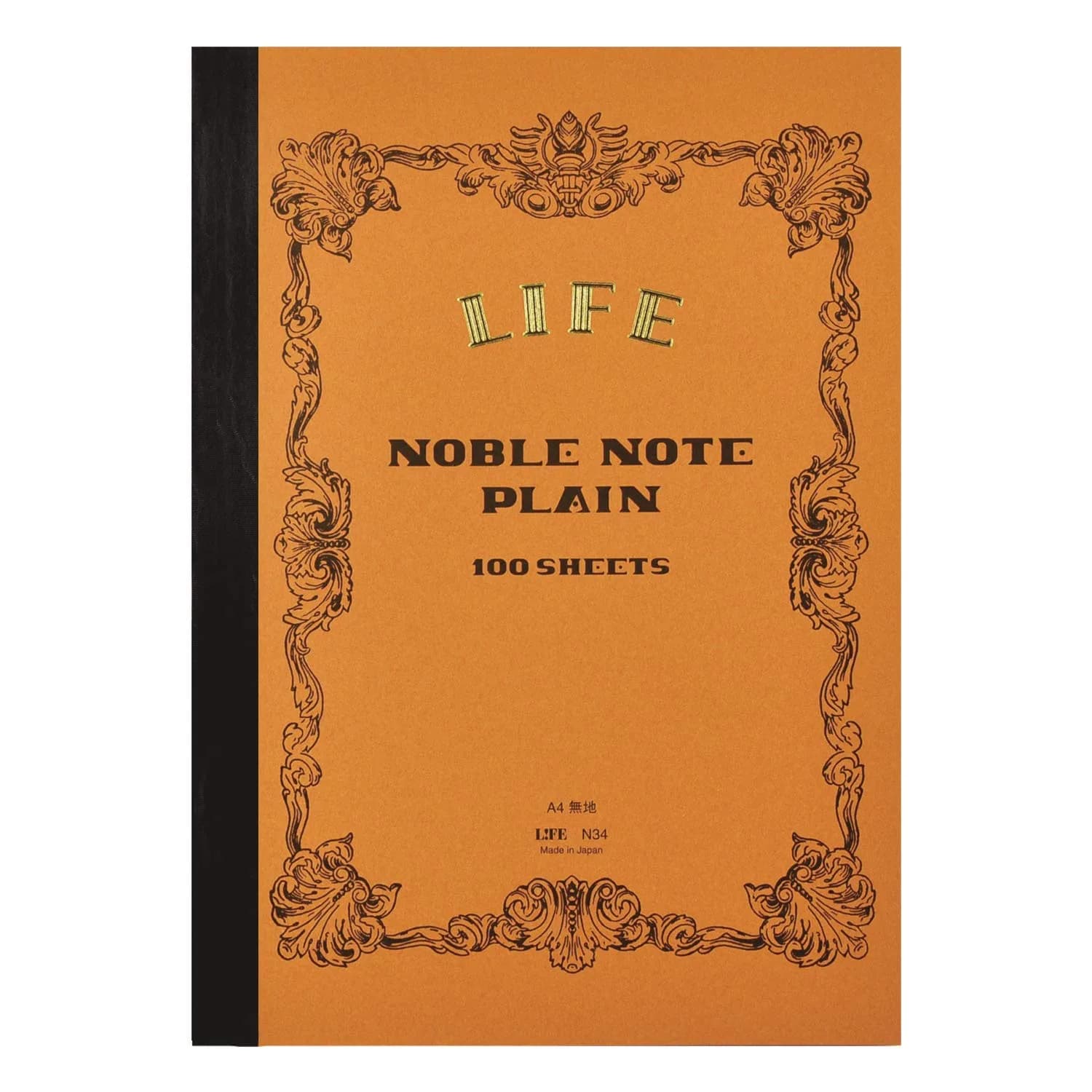 Life Noble Notebook Plain A4 N34 | Fountain Pen Friendly Paper for Professionals - main product image