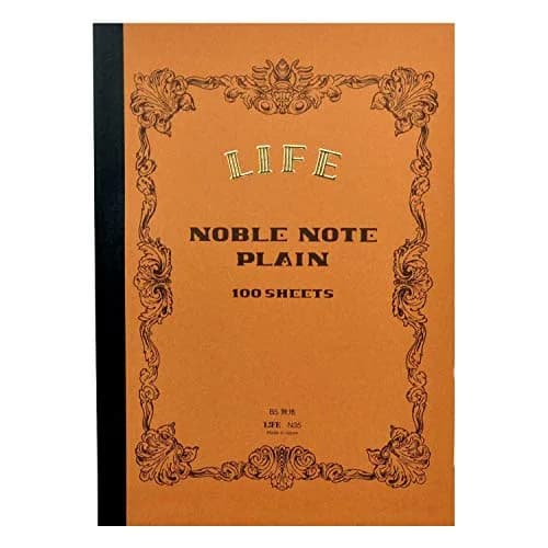 Life Noble Notebook Plain B5 Notebook 176 x 250 mm (6.9 x 9.8 in) | Fountain Pen Friendly Paper thumbnail 1