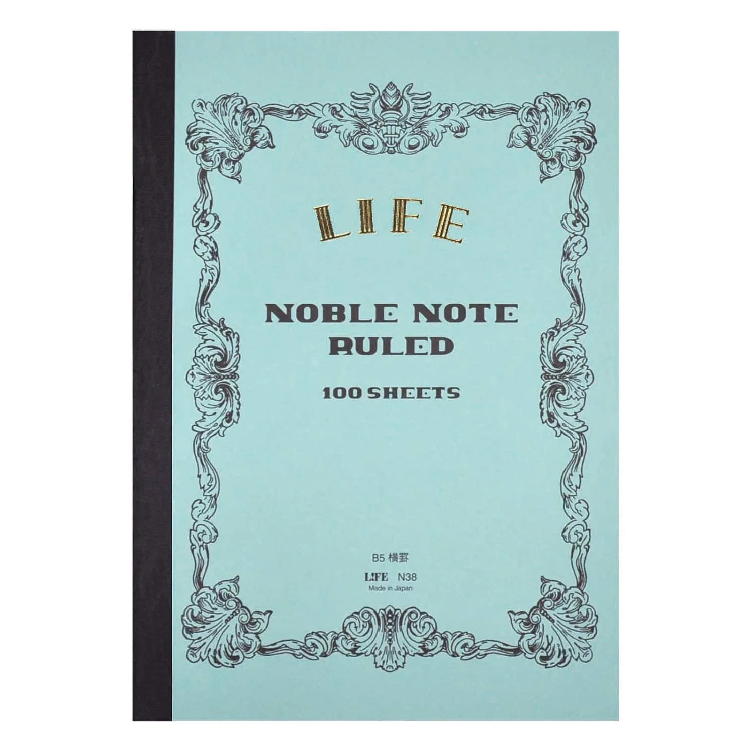 Life Noble Notebook B5 257mm x 183mm | Horizontal Ruled 8mm Lines — Noble Notebook