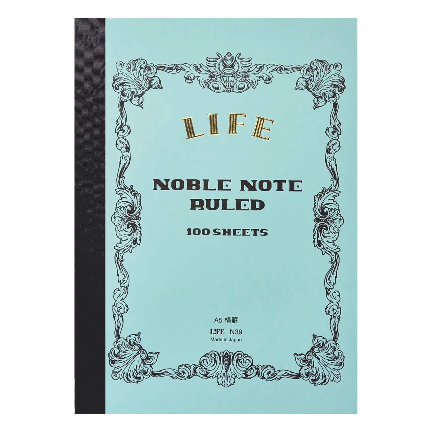 Life Noble Notebook A5 Ruled 21 cm x 14.8 cm (8.3 x 5.8 inches) | Fountain Pen Friendly Paper — Blue Cover, Lined Pages