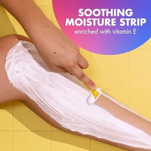 BIC Soleil 3 Colors Womens Disposable 3-Blade Razors, 8-Pack, Smooth | Travel-Friendly Bikini Razor with Aloe & Vitamin E thumbnail 4