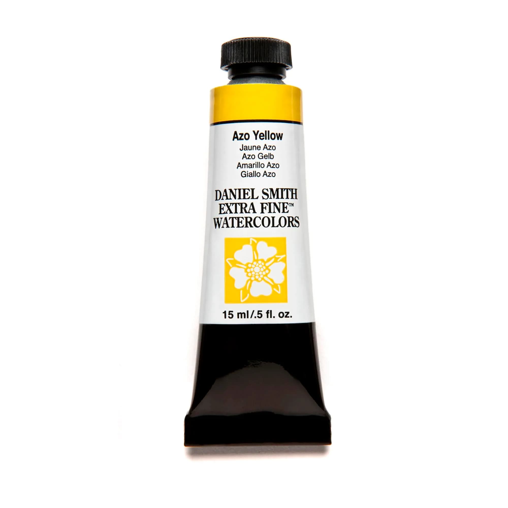 DANIEL SMITH AZO Yellow Iridescent Watercolor Paint 15ml (0.5 Fl Oz) - main product image