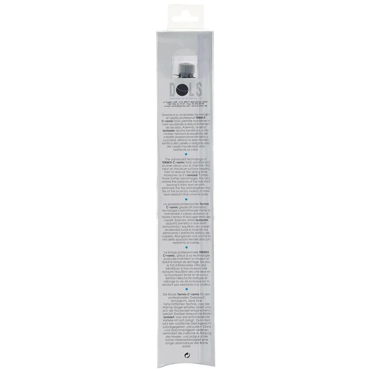 Termix Ionic Ceramic Hairbrush Ø 12 mm (0.47 in) | Professional Blow Drying & Styling - view 2