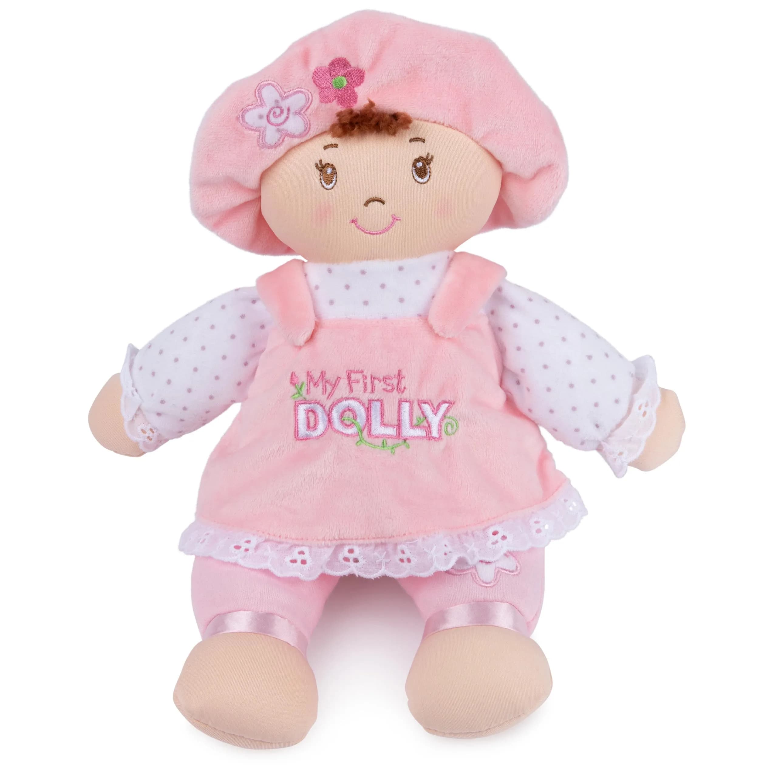 Baby GUND My First Dolly Plush Doll 33cm (13 Inch) | Safe Embroidered Face for Ages 0+ - main product image