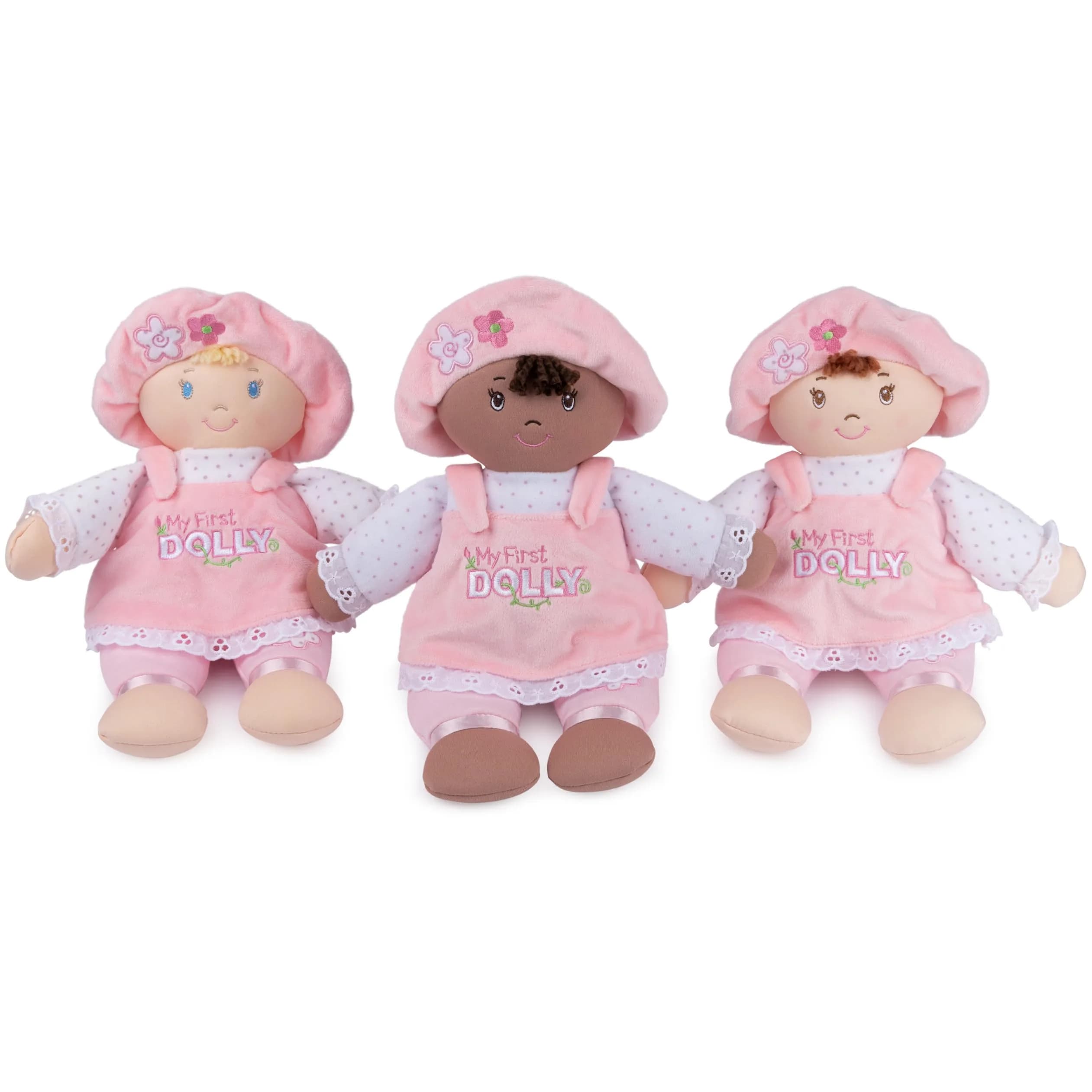 Baby GUND My First Dolly Plush Doll 33cm (13 Inch) | Safe Embroidered Face for Ages 0+ - view 6