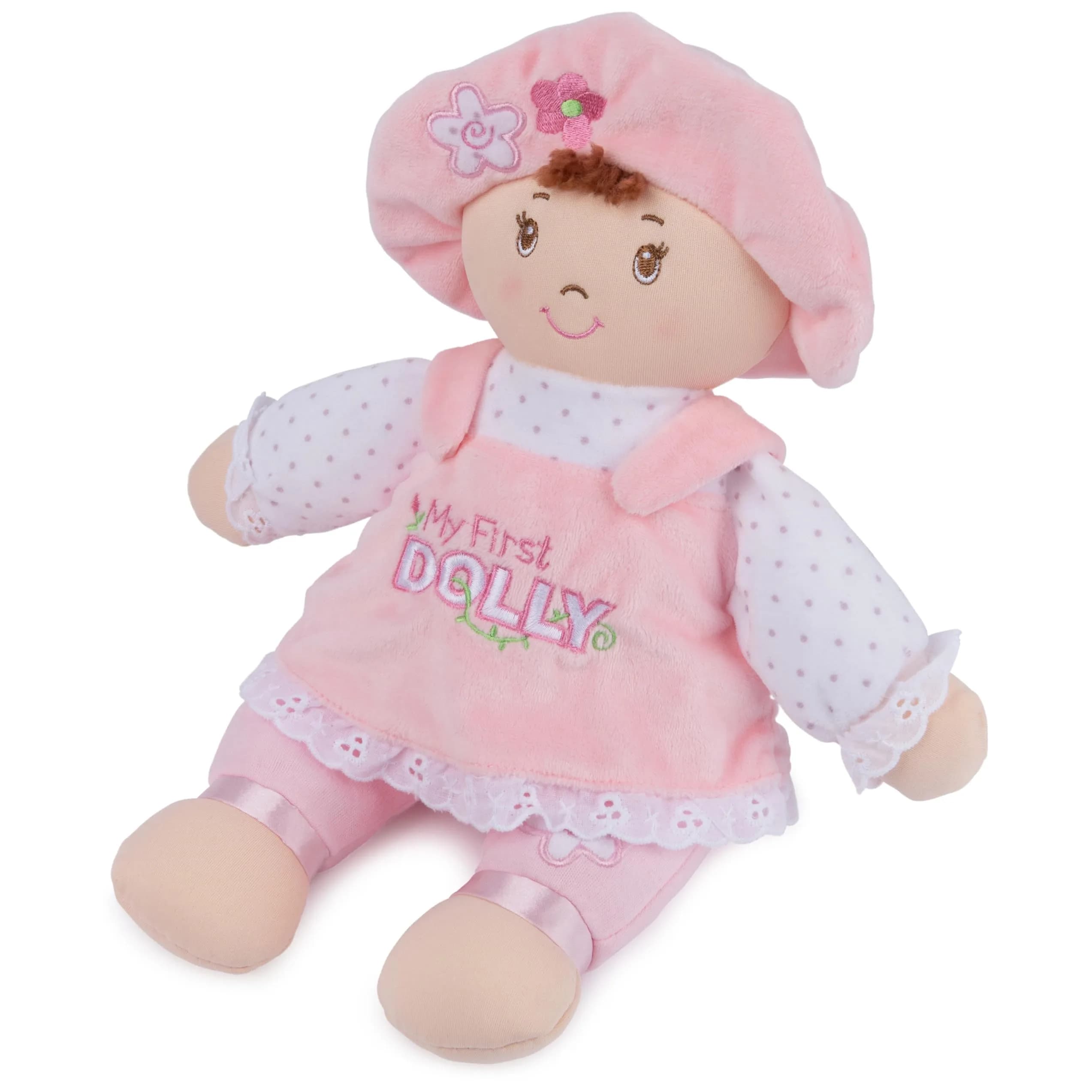Baby GUND My First Dolly Plush Doll 33cm (13 Inch) | Safe Embroidered Face for Ages 0+ - view 3