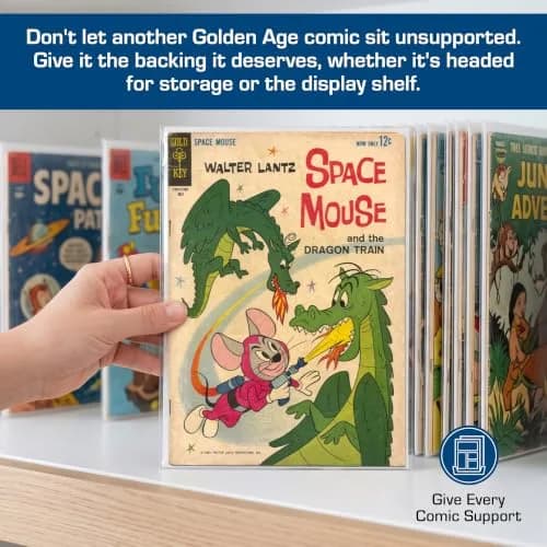 BCW Golden Age Comic Backing Boards 7.5 x 10.5 inches | Acid-Free Archival Support for Comics thumbnail 6