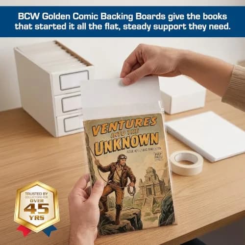 BCW Golden Age Comic Backing Boards 7.5 x 10.5 inches | Acid-Free Archival Support for Comics thumbnail 3