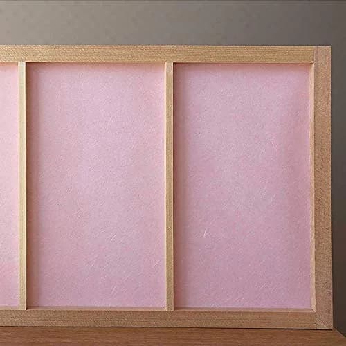 ONAO Shoji Paper Roll Light Pink 28cm x 300cm (11" x 118") | Authentic Japanese Washi Paper for Screens & Crafts thumbnail 2