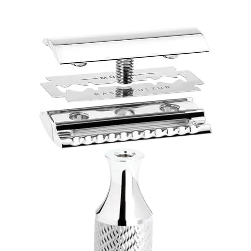MÜHLE TRADITIONAL R89 Double Edge Safety Razor (Closed Comb) | Perfect for Everyday Use | Barbershop Quality Close Smooth Shave | Luxury Razor for Men thumbnail 5