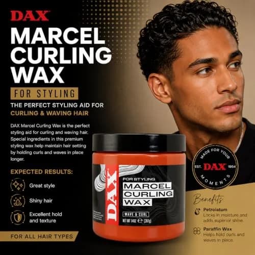 DAX Marcel Wax, 3.5 Ounce | Strong Hold Curl & Wave Styling Aid thumbnail 3