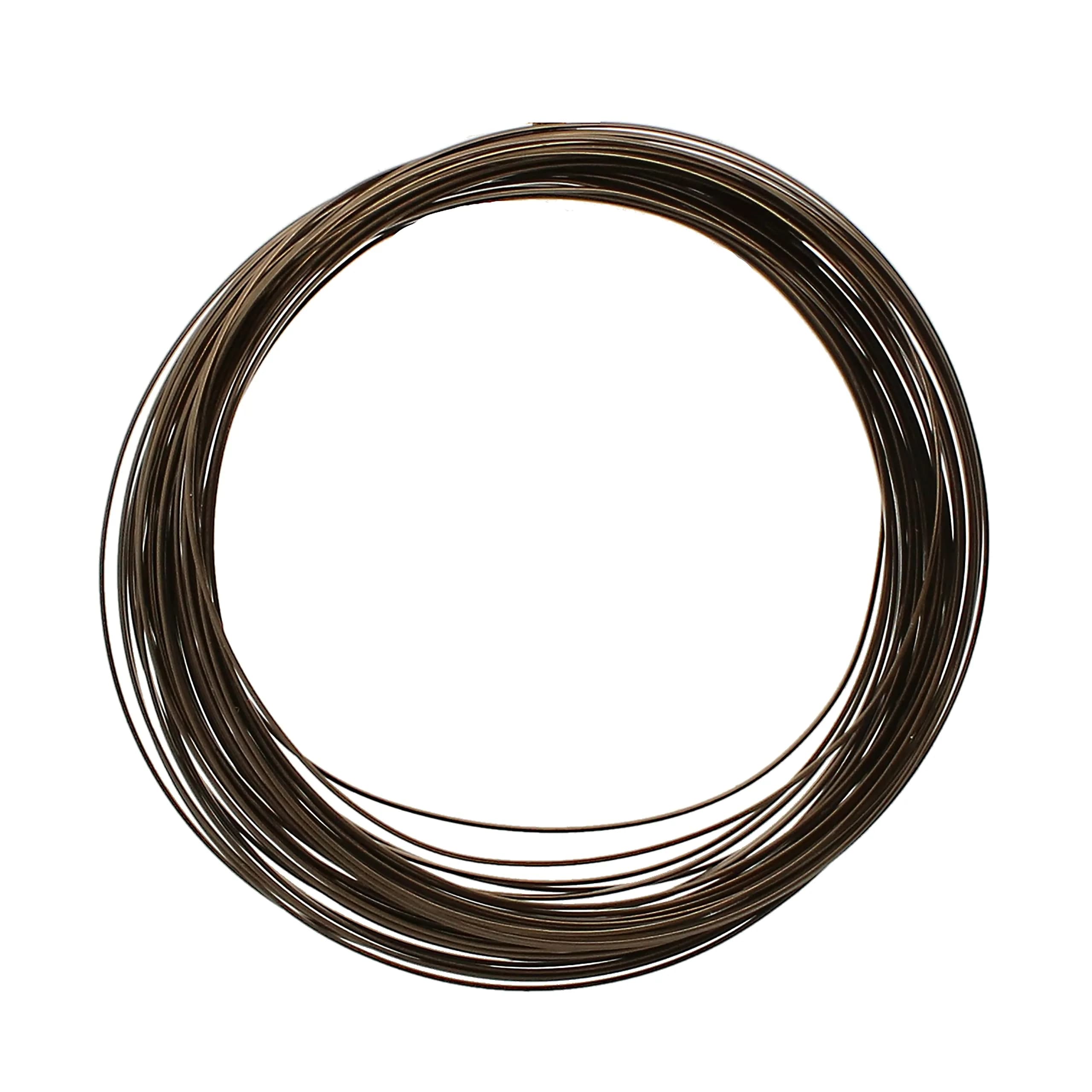 The Beadsmith Half-Round Jewelry Wire – Soft Temper Vintage Bronze, 18 Gauge, 7 Yards | Malleable & Tarnish Resistant