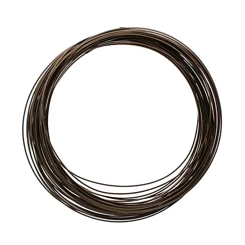The Beadsmith Half-Round Jewelry Wire – Soft Temper Vintage Bronze, 18 Gauge, 7 Yards | Malleable & Tarnish Resistant thumbnail 1