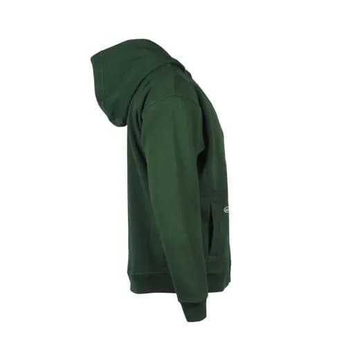 Arborwear Double-Thick Full Zip Hoodie for Men, Forest Green - Small | Heavyweight Cotton for Work & Cold thumbnail 3