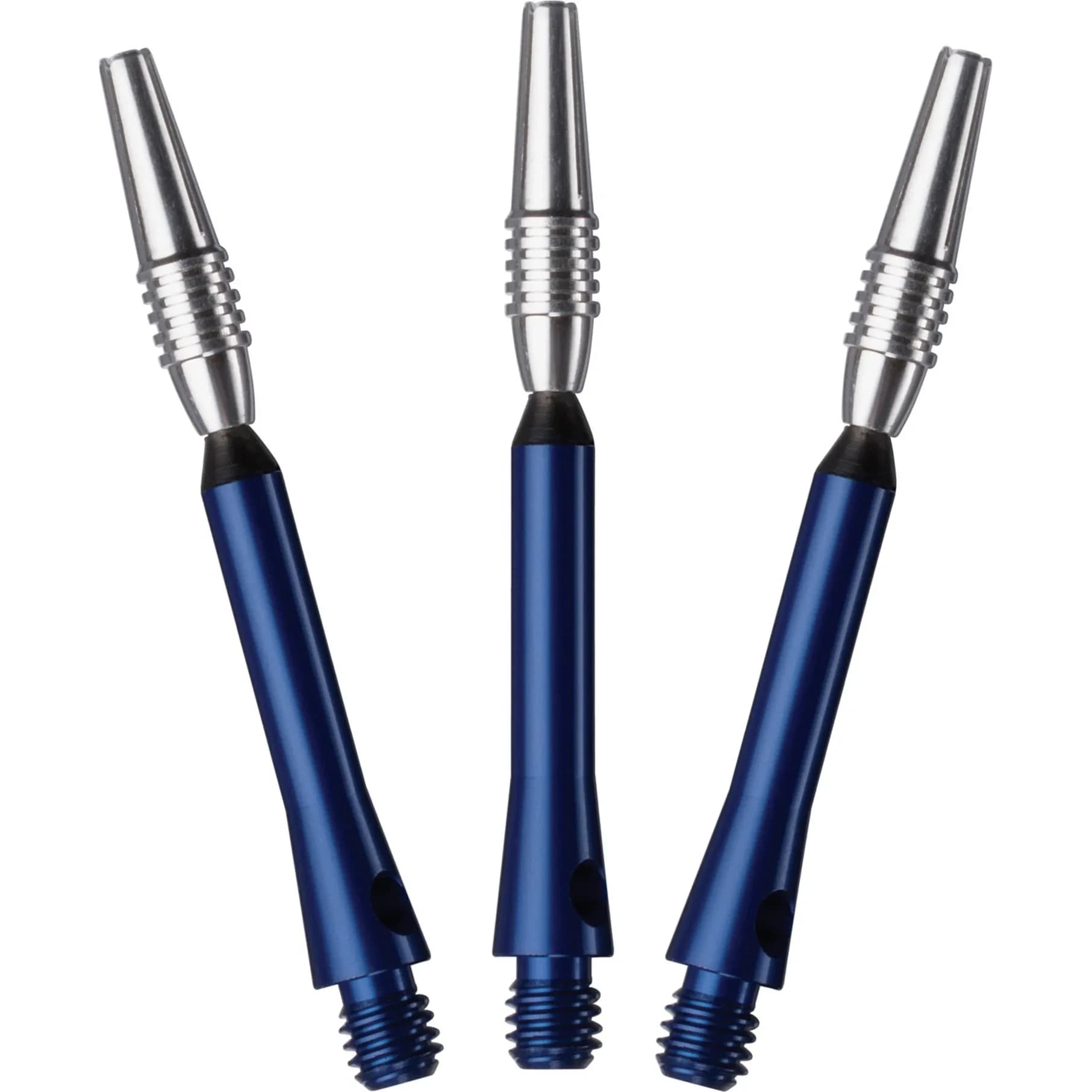Viper Spinster Aluminum Dart Shafts: Short (SH), Blue, 3 Pack | Rotating Flights Reduce Deflection — Blue