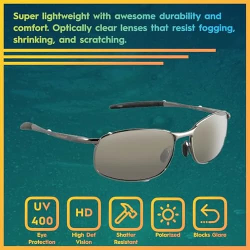 Flying Fisherman San Jose Polarized Sunglasses 59mm (2.32 in) | 100% UV Protection for Outdoor Sports thumbnail 2