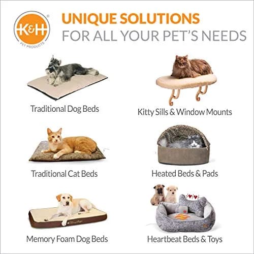 K&H Pet Products Microwavable Pet Bed Warmer Blue 9" x 9" | Safe Indoor/Outdoor Pet Warmth thumbnail 7