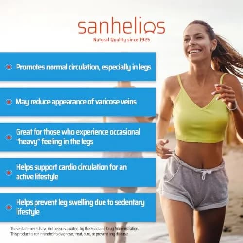 Sanhelios Circu Caps Butcher's Broom Extract 50 Caps | Supports Leg Circulation & Vein Health thumbnail 3