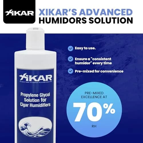 Xikar Humidor Solution Premium Pre-Mixed Propylene Glycol for 70% Relative Humidity 473ml (16 Fl Oz) thumbnail 6