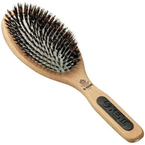 Kent PF07 Boar Bristle & Nylon Mix Cushion Brush 22.86 cm (9 in) | Detangles & Smooths Hair thumbnail 1