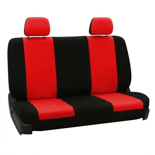 FH Group Red Universal Fit Rear Seat Cover | Protects Against Spills, Stains & Dirt thumbnail 1