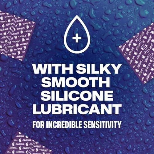 Trojan Her Pleasure Sensations Lubricated Condoms | Ribbed & Contoured for Extra Stimulation (12 Count) thumbnail 8