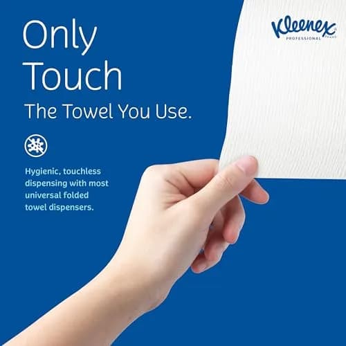 Kleenex Professional Multifold Paper Towels 8 x 150 Sheets | Soft, Absorbent, Eco-Friendly Office Towels thumbnail 6