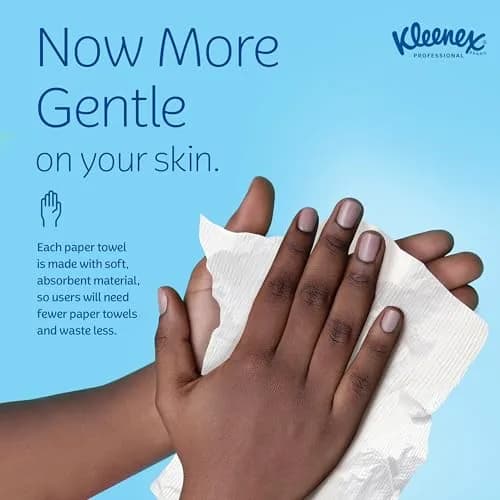 Kleenex Professional Multifold Paper Towels 8 x 150 Sheets | Soft, Absorbent, Eco-Friendly Office Towels thumbnail 7
