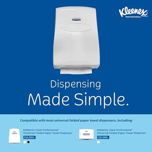 Kleenex Professional Multifold Paper Towels 8 x 150 Sheets | Soft, Absorbent, Eco-Friendly Office Towels thumbnail 8
