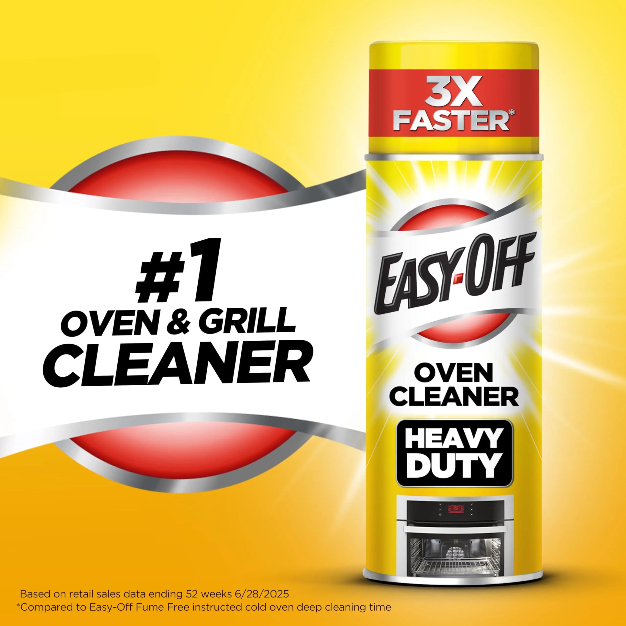 Easy Off Heavy Duty Oven Cleaner 14.5 oz (411 g) | Cleans Tough Burnt-On Food and Grease - view 2