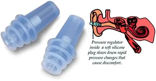 Earplanes Children's Size Earplugs (2 Pair, Orange) | Noise Protection for Flights thumbnail 3