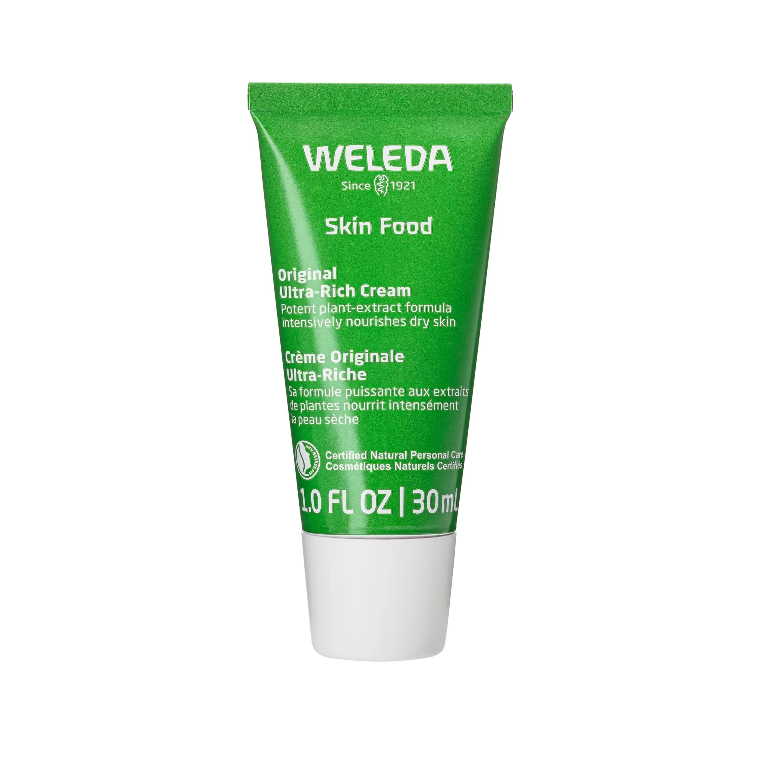 Weleda Skin Food Original Ultra-Rich Body Cream 30ml (1 Fl Oz) | Dermatologically Tested Moisturizer for Dry Skin — 1 Fl Oz