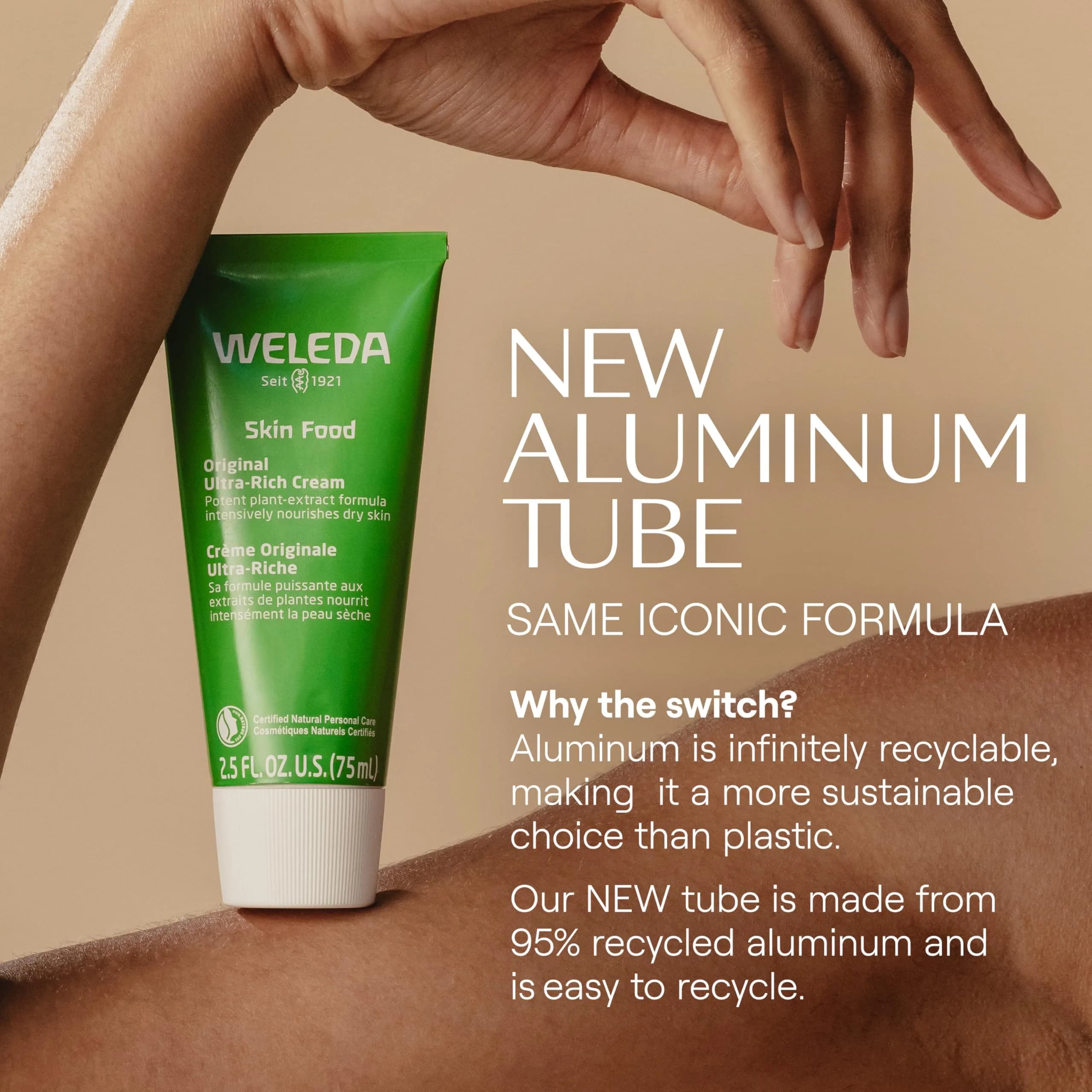 Weleda Skin Food Original Ultra-Rich Body Cream 30ml (1 Fl Oz) | Dermatologically Tested Moisturizer for Dry Skin - view 4