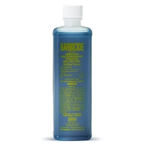 BARBICIDE Disinfectant Concentrate 473ml (16 Fl Oz) | EPA-Registered Hospital-Grade Germicide | Anti-Rust Solution for Tools — 16 Fl Oz